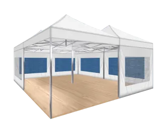 Regenrinne 3 m wei&szlig; (Standard) 