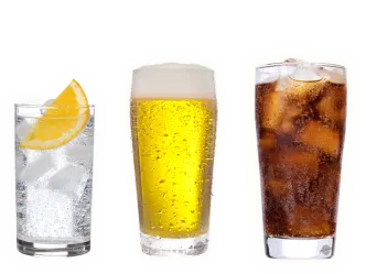 Softgetränke und Bier