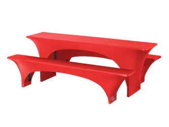 50er Stretchhussenset rot 