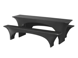 50er Stretchhussenset schwarz