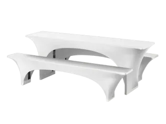 70er Stretchhussenset wei&szlig;