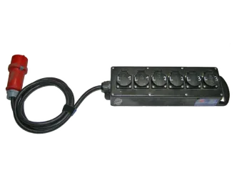 Stromverteiler 16A 400V auf 3x 2 Phasen 240V 16A