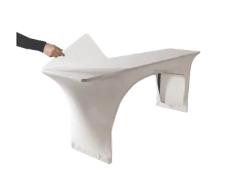 Stretchhusse 50er Tisch schwarz