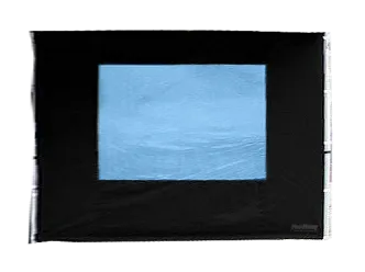 Seitenwand 3 m mit Eingang schwarz (Standard) 