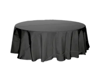 Banketttischdecke 3 m schwarz