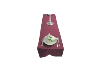 Banketttischdecke 2,4 m schwarz