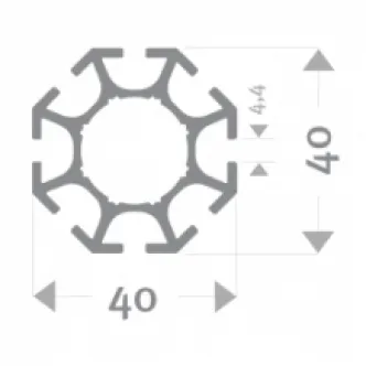 Fußstange Messewand