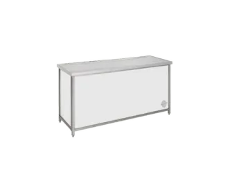 Edelstahltheke klein