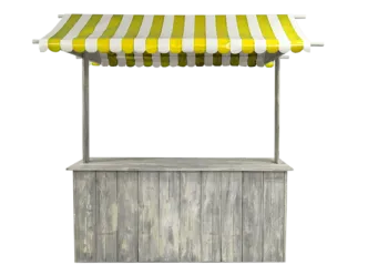 Plexiglasauflage-Marktstand