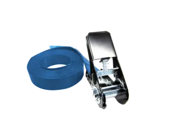 Spanngurt mit Ratsche blau