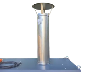 Kaminrohr mit Regenhaube