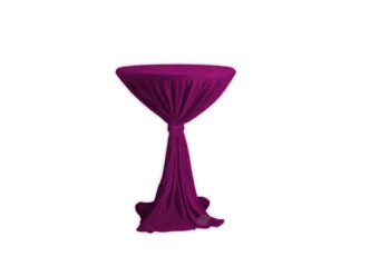 Wurfhusse mit Schleife aubergine