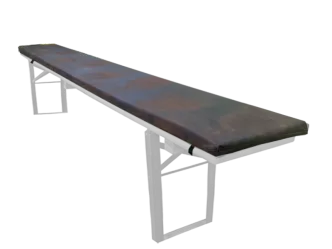 Bierzeltbank mit Lehne