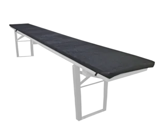 Bierzeltbank mit Lehne