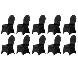 Stretchhusse Stuhl schwarz