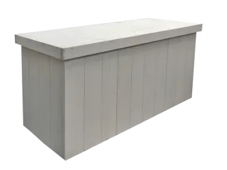 Wood Hightable Set 6P. Z-Fuß schwarz