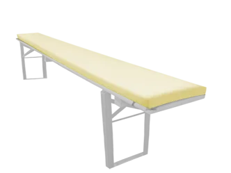 Bierzeltbank mit Lehne