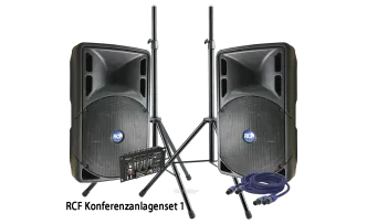RCF Konferenzanlagenset 1