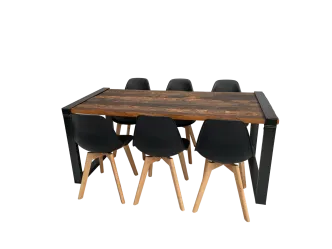 Industrial Dinnertableset 6P. 1,8 m Bankett