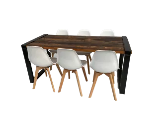 Industrial Dinnertableset 6P. 1,8 m Bankett