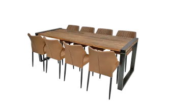 Industrial Dinnertableset 8P. 2,2 m Rivi&eacute;ra