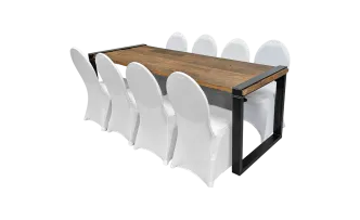 Industrial Dinnertableset 8P. 2,2 m Rivi&eacute;ra