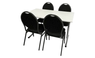 4P. Tischset Keeve wei&szlig;