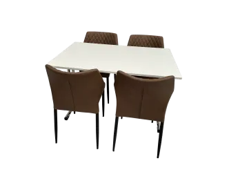 4P. Tischset Keeve wei&szlig;