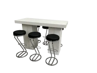 Barhocker Z-Fuss schwarz