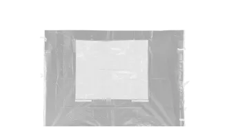 Mittelverbinder wei&szlig; mir Rei&szlig;verschluss f&uuml;r Cateringzelte 3m 