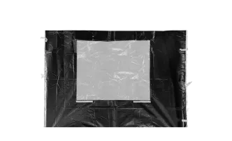 Mittelverbinder schwarz mir Rei&szlig;verschluss f&uuml;r Cateringzelte 3m 