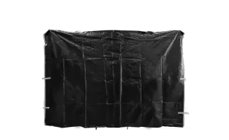 Mittelverbinder schwarz mir Rei&szlig;verschluss f&uuml;r Cateringzelte 3m 