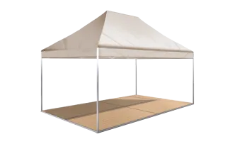 Mastertent Regenrinne 4m sandfarbe