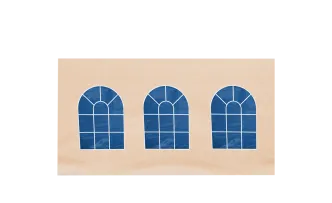 Mastertent Regenrinne 4m sandfarbe