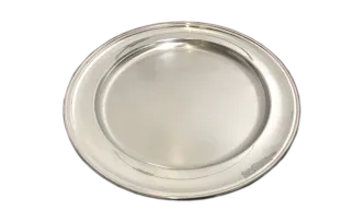 Silber Tablett Rund