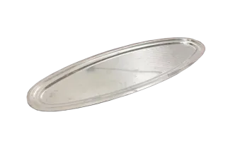 Silber Tablett Oval Gro&szlig;