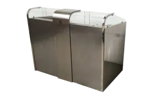 Kochstation Edelstahl