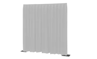 Pipe and Drape 3m Set weiss