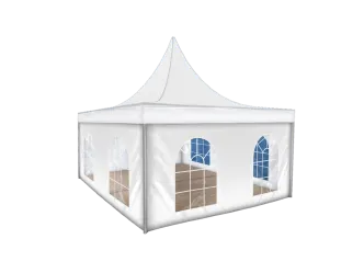 Pagode 5 x 5 m  mit Boden