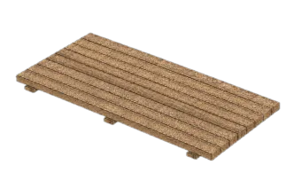 Holzboden 1 x 2 m ( Basic)
