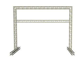 Traversen Tor 7 x 5 m Bannerrahmen