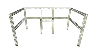 Traversenstand U mit Kabine