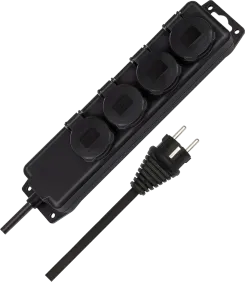 4-Fach Outdoor Schuko Verteiler