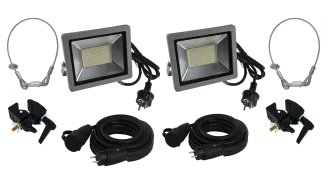 Beleuchtungs SET bis 250qm f&uuml;r Zelte 