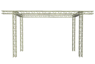 LED Wand Support mit Eventgewicht 6,60x 5,00 m 