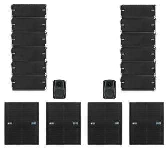 DVA Line Array Set FLY12T-4B-2L