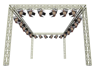 Licht SET WW-TRUSSSTAND