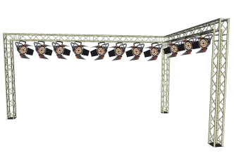 Licht SET WW-TRUSS-LSTAND