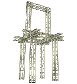 Traversentower 2,85 x 2,90 m