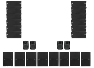 DVA Line Array Set FLY12T-8B-4L